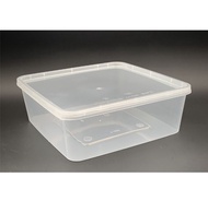 THS - SQ 5 Square Disposable Plastic Food Container TAGE TSQ5 SQ5