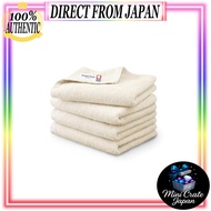 Imabari Towels Daily face towel set of 4 FT-D4 Ivory 340×800mm 4 pieces