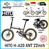 HITO H-A20 ANT 22inch foldable bicycle ultra-light bike 7speed