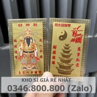 Gold Magic Than Tai Remove Wallet, Altar, Safe - Open The Palace Of Fortune, Pure Copper