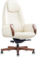 HDZWW Luxury Boss Chair, Ergonomic Managerial Executive Chairs, High-Back Office Chair 125° Reclining Computer Seat for Work Business Home