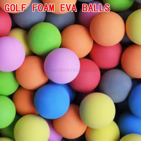 20pcs/bag Golf Balls EVA Foam Soft Sponge Balls for Golf/Tennis Training Solid Color for Outdoor Gol