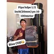 Hdpe pipe 1/ 2 inch pn10 (100m/roll) home project reel