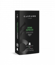 RR Coffee - Carraro 咖啡膠囊 Crema Espresso 典型義大利濃縮咖啡風味 (10 粒粉囊) #咖啡粉 NESPRESSO 咖啡機適用 (嘗味期限: 2025 May)