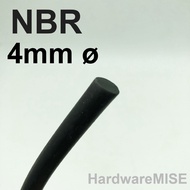 NBR Cord 4mm Buna-N O-Ring Cord Nitrile Rubber Round Cord O Ring