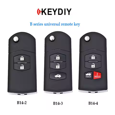 5pcs KEYDIY Universal Remote Key for Mazda Style Car Remote Key for KD-X2 KD900 KD Mini Key Programm