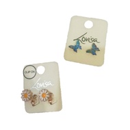 LOVISA GOLD JEWELRY EARRINGS GENUINE BUTTERFLY FLOWER JEWELRY