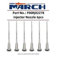 6Pcs Diesel Fuel Injector Control Valve Set F00RJ02278 for Mitsubishi Fuso 6M70 0445120109 044512005