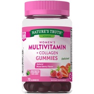 Nature’s Truth ,Gummies , Women multivitamin +collagen, 70 กัมมี่ วิตามินรวมสำหรับผู้หญิง ผสมคอลลาเจ