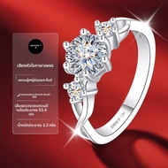 East Beauty | แหวนเงินสำหรับหมั้นและแต่งงาน ความบริสุทธิ์ 999