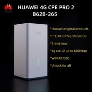 Original Huawei 4G CPE Pro 2 B628-265 4G LTE Cat12 600Mbps WIFI AC1200 Routers Unlock Europe Version With Sim Card Slot gubeng