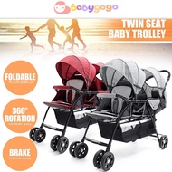 Twin T2 Tandem Stroller Baby’s Only Twins Baby Pram