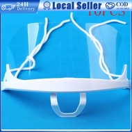 Anti-Fog Mouth Shield Mask Hygienic Splash-proof for Hotel Staff Clear PP 5/10Pcs Reusable Anti-Sali