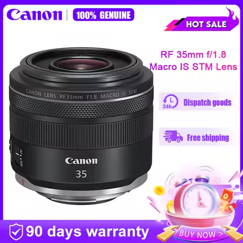 Canon RF 35mm f/1.8 Macro IS STM Lens Full Frame Mirrorless Camera Standard Portrait Prime Lens 35mm