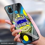 Softcase Kaca Infinix Smart 5 Motif Logo Brigez BRZ Terbaru - Case Softcase Kaca Infinix Smart 5 Mewah - Kesing Infinix Smart 5 Murah - Kesing Infinix Smart 5 Lucu - Case handphone Infinix Smart 5 Keren - Case Hp Infinix Smart 5- Sarung hp - Pelindung HP