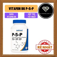 Vitamin B6 P5P Nutricost 50mg supplement pills strengthen the immune system and healthy resistance, 