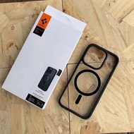 Spigen 2 in 1 magnet Ultra hybrid phone casing for iphone 14 13 Pro Max high transparent iphone 12 p