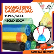 Plastik Sampah Dustbin Darwstring Garbage Rubbish Plastic Bag Trash Bag Dapur Kitchen Dustbin Bilik 