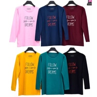 ☝T-shirt Lengan Panjang Muslimah Baju Perempuan Murah Women's  Long Sleeve Blouse Clothes★