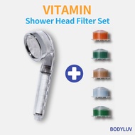 [KOREA BODYLUV] Puresome VITA Shower head Filter SET ✔︎Vitamin massage ✔︎Rust Removal ✔︎Water Saving ✔︎High-pressure water ✔︎Hyun Bin Shower head
