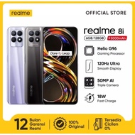 DYV74 - Realme 8i - 6GB 5GB 128GB garansi resmi realme 1 tahun Indones
