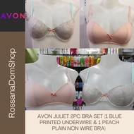  Avon Juliet 2 piece assorted bra set (1pc non wire and 1pc underwire)