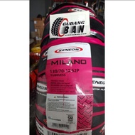 Zeneos 130/70-12 Milano ZN87 Outer Tire Vespa piagio zip kymco minimoto Tubeless FREE PENTIL