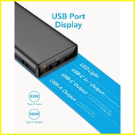 ✆ ♂ ◫ VEGER W2032C 20000mah PD 100W Fast Charger Type-C USB-C Laptop Computer Power Banks Battery P