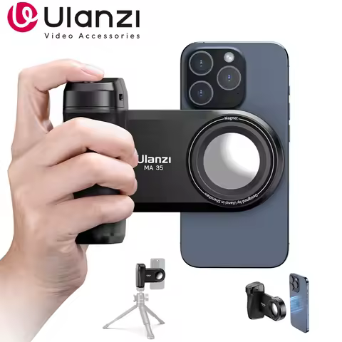 Ulanzi MA35 Phone Selfie Booster Handle Grip Bluetooth Photo stabilizer Holder with Magsafe Shutter 