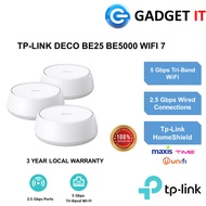 TP-LINK DECO BE25 BE5000 WIFI 7 DUAL-BAND WHOLE HOME MESH WIFI ROUTER