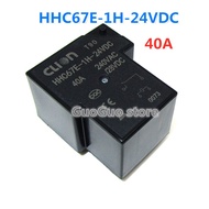 1pc 40A relay T90 HHC67E-1H-24VDC 4-pin electric welding machine relay 240VAC 40A/24V new