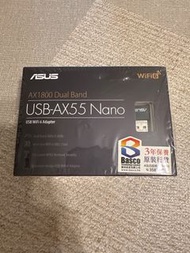 ASUS AX1800 Dual Band WiFi 6 USB Adapter 華碩轉接器 USB-AX55 Nano