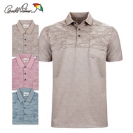 Arnold Palmer Jacquard Camo Casual Polo Shirt with Pocket
