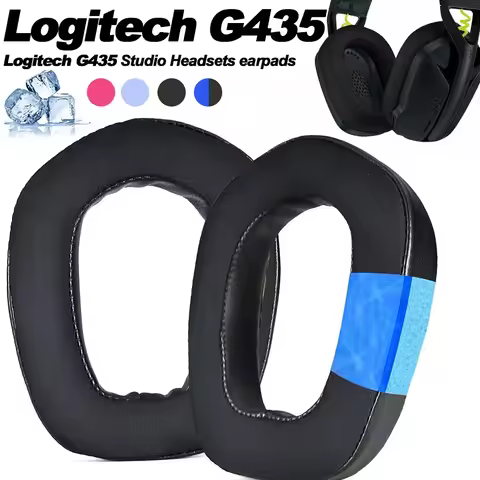 Replacement for logitech G435 Headband Ear Pads Earphone Cushions Headphones Protein Earmuff