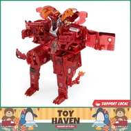[sgstock] Bakugan GeoForge Dragonoid, 7-in-1 Includes Exclusive True Metal Dragonoid and 6 Geogan Ba