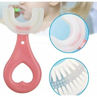 Children's Toothbrush Contemporary U-Shaped Age 2-6 Years BPA free Silicone food grade tooth brush O