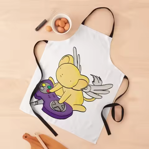 Kero Chan - Sakura Cardcaptor Apron Waterproof For Girl Things For Kitchen Apron