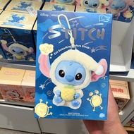 กล่อง1จุ่ม สติส พวงกุญแจตุ๊กตา Stitch Eat Something Befor Sleep งานเทียบ ตุ๊กตาน่ารัก พวงกุญแจ ไม่แก
