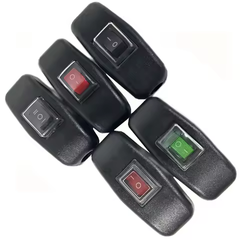 1pcs Waterproof 10A Online ON OFF Push Button Switch Led Light Wiring Electric Switch 2gang 3gang Ro