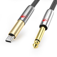 GOLLEY LION USB-C to 6.35mm 1/4 inch TS Audio Cable Gold Plated USB Type C to 6.35mm 1/4 inch Male T