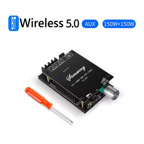 YS-XPS Sound Amplifier Board 2x150W TDA7498E High-power Audio Module 2.0 Dual Channel Bluetooth-comp