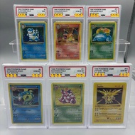 Psa10 DIY PTCG Rating Card Collection Cards 1999 1ST EDITION Charizard Venusaur Blastoise Copy 10Poi