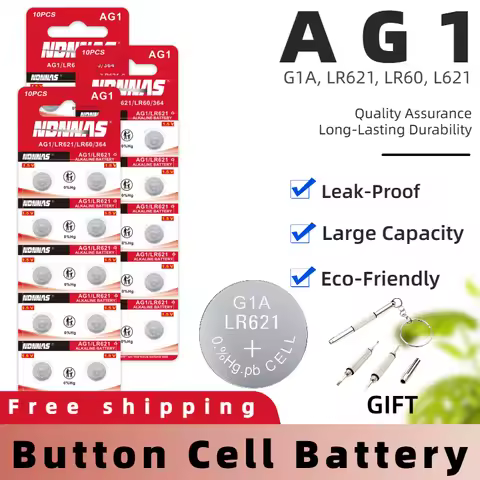 NEW AG1 SR621SW 1.5V Button Coin Cell Battery Long Lasting Compatible for Key Watch Remote Control S