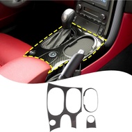 Lcojicep Car Gear Shift Panel Cover Trim Compatible with Corvette C6 Z06 ZR1 2005-2013 Real Soft Car