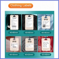 ◺ ☀ ஐ 【Nimbot B21 / B3S】 White thermal sticker tape used for labeling printer B21 / B3S