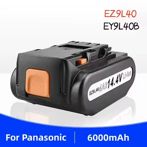 6000mAh for Panasonic 14.4V EZ3741 EZ9L40 EZ9L41 EZ9L42 EZ9L44 EZ9L45 EY7440LN2S EY9L40 EY9L60 EY9L6