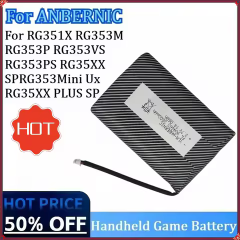 New High Quality Handheld Game Battery for ANBERNIC RG351X RG353M RG353PS RG35XX RG353P RG353VS SPRG