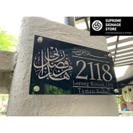 No Rumah Eksklusif/No Rumah/No Rumah Hipster/No Rumah Budget/House Number/House Plate Number