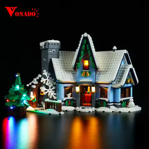 Vonado LED Light Kit for 10293 Santa’s Visit Building Blocks Set (NOT Include The Model) Toys for Ch