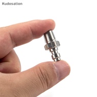 Kudosation PCP Paintball Pneumatic Quick Coupler 8mm M10x1 Male Plug Adapter Fitg 1/8NPT Nice